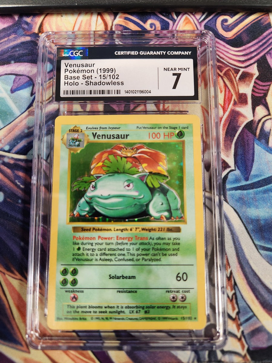 Venusaur - Pokemon (1999) - Base Set - Unlimited - 15/102 - Holo - Sha A & C Games Venusaur - Pokemon (1999) - Base Set - Unlimited - 15/102 - Holo - Sha A & C Games