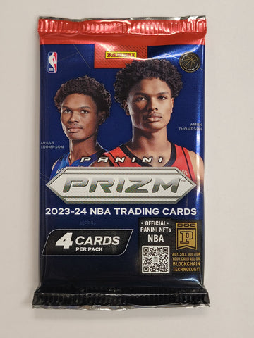 2023-24 Panini Prizm Basketball Blaster Pack (4 Cards Per Pack)