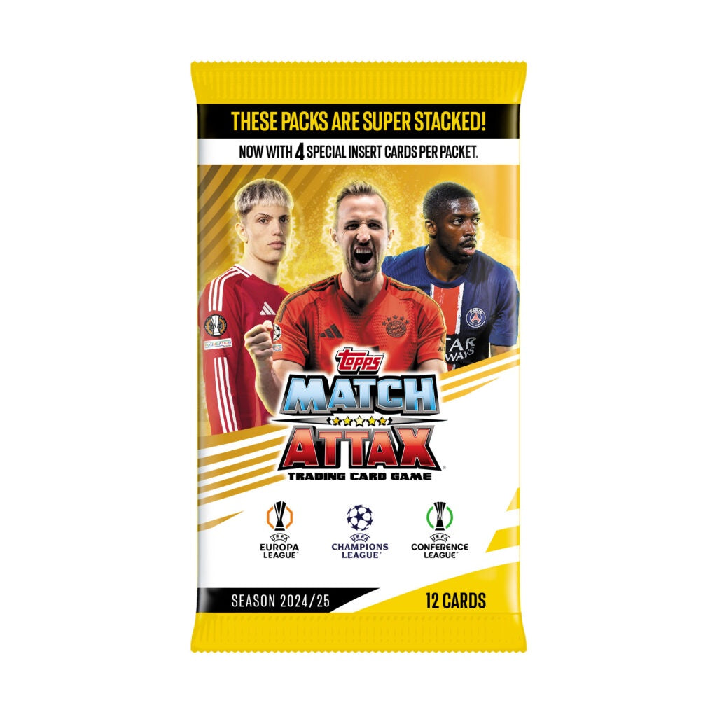 match attax booster box 24 25 2024-25 Topps UEFA Champions League Edition Trading Card B – A & C Games They are easy to Color:Metallic Silver Warning about fake gold OX-TCG