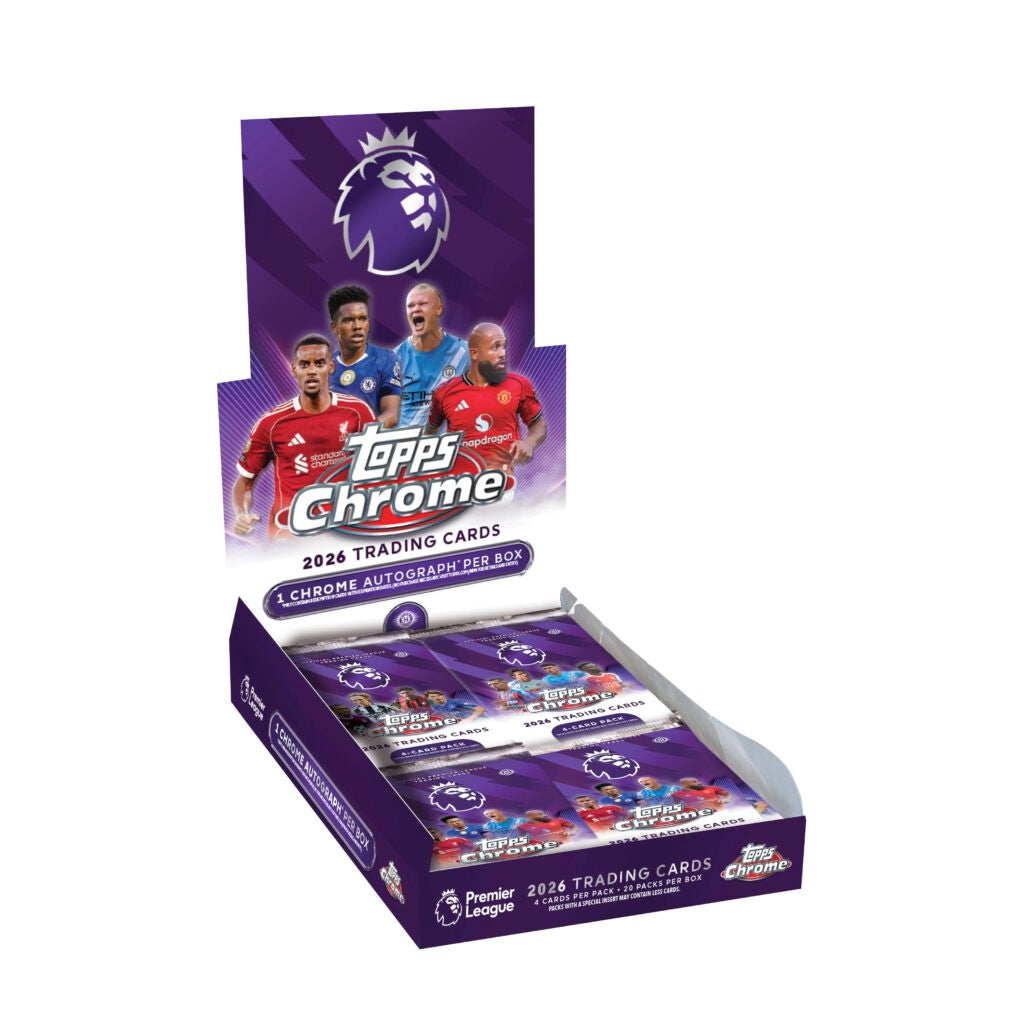 2025-26 Topps Chrome Premier League Cards Hobby Box – A & C Games