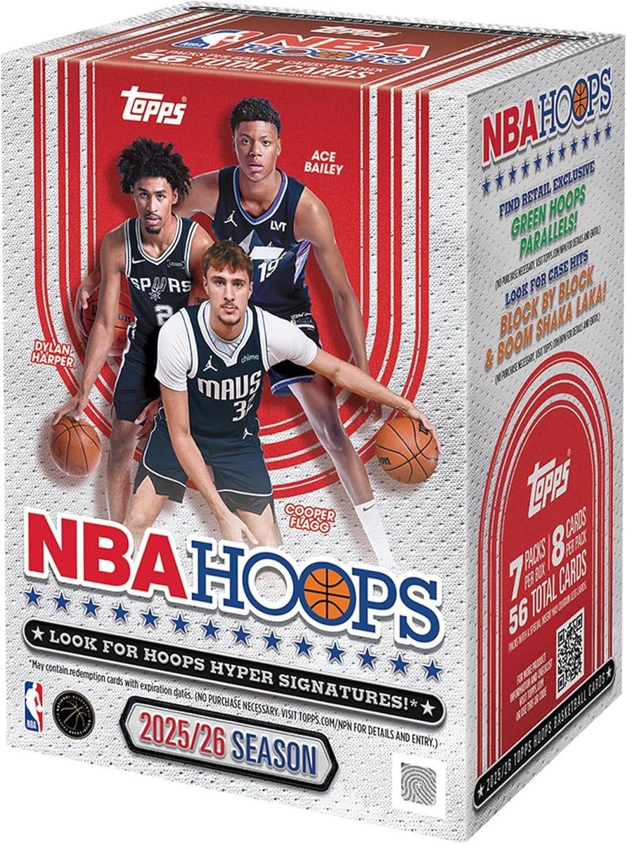 2025-26 Topps NBA Hoops Basketball Blaster Box – A & C Games