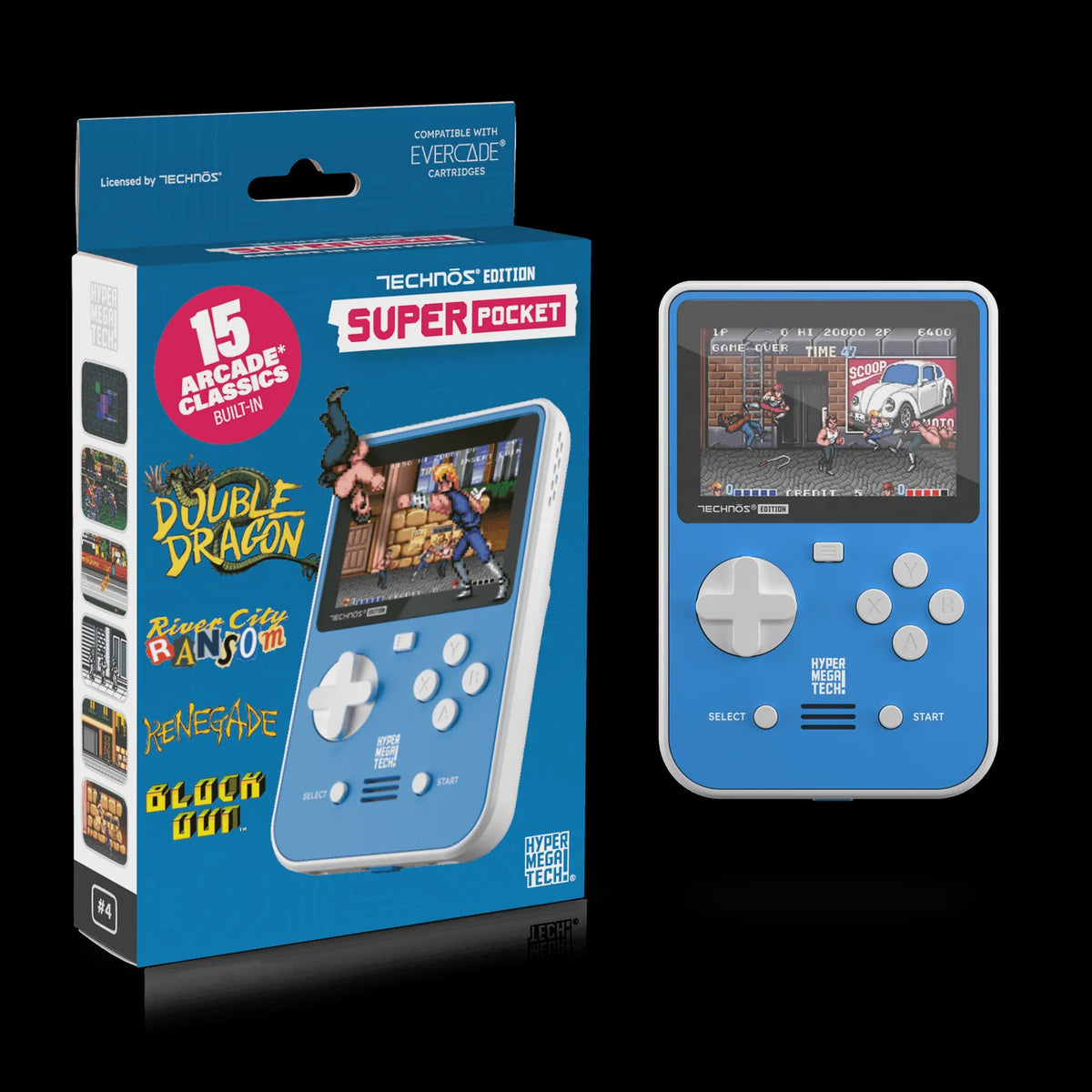 Technos Super Pocket - Hyper Mega Tech – A & C Games