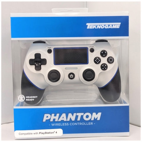 White Phantom Wireless PS4 Controller