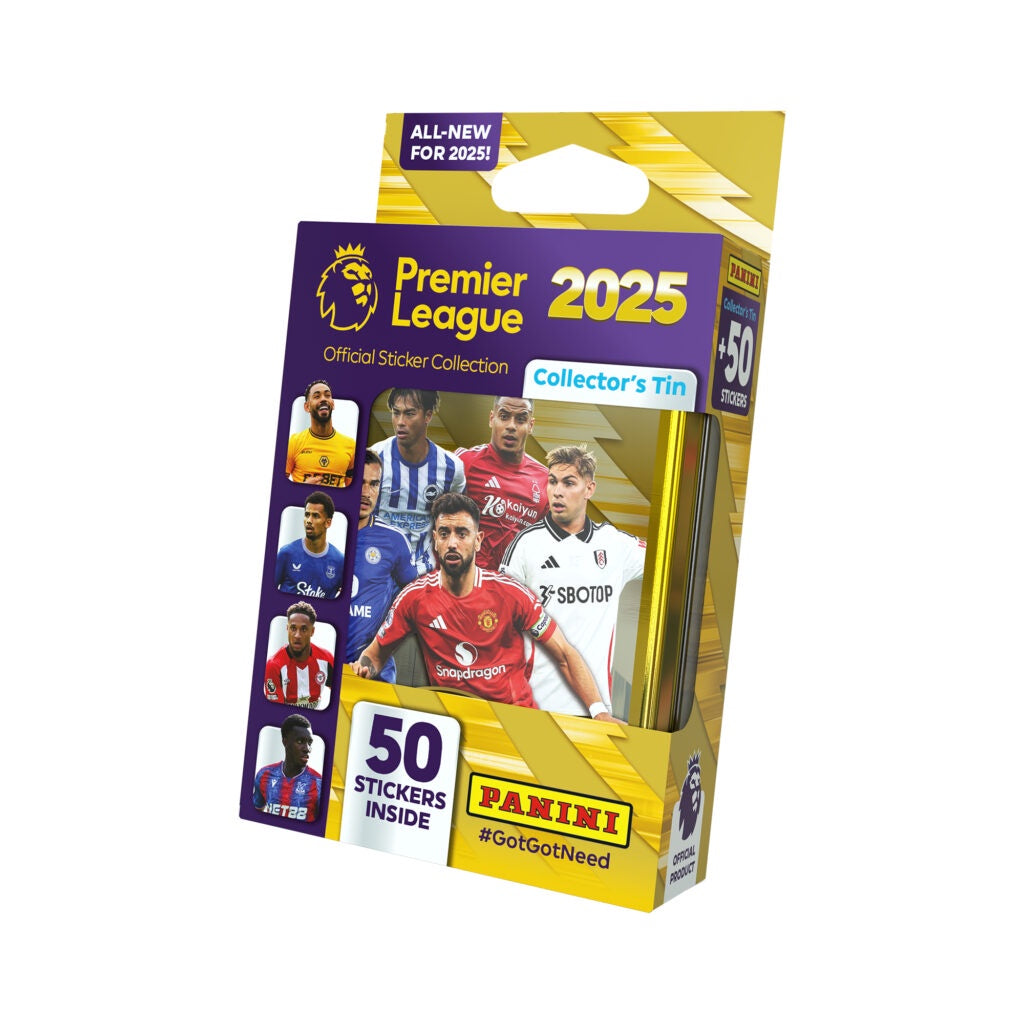 202425 Panini Premier League Stickers Pocket Tin (50 Stickers) A