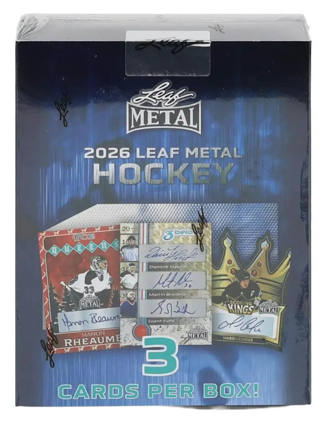 2026 Leaf Metal Legends Hockey Hobby Box – A & C Games