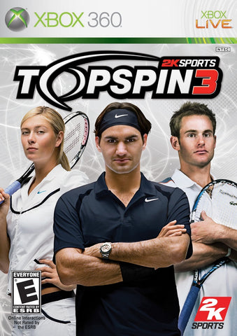 Top Spin 3 - Xbox 360 (Pre-owned)
