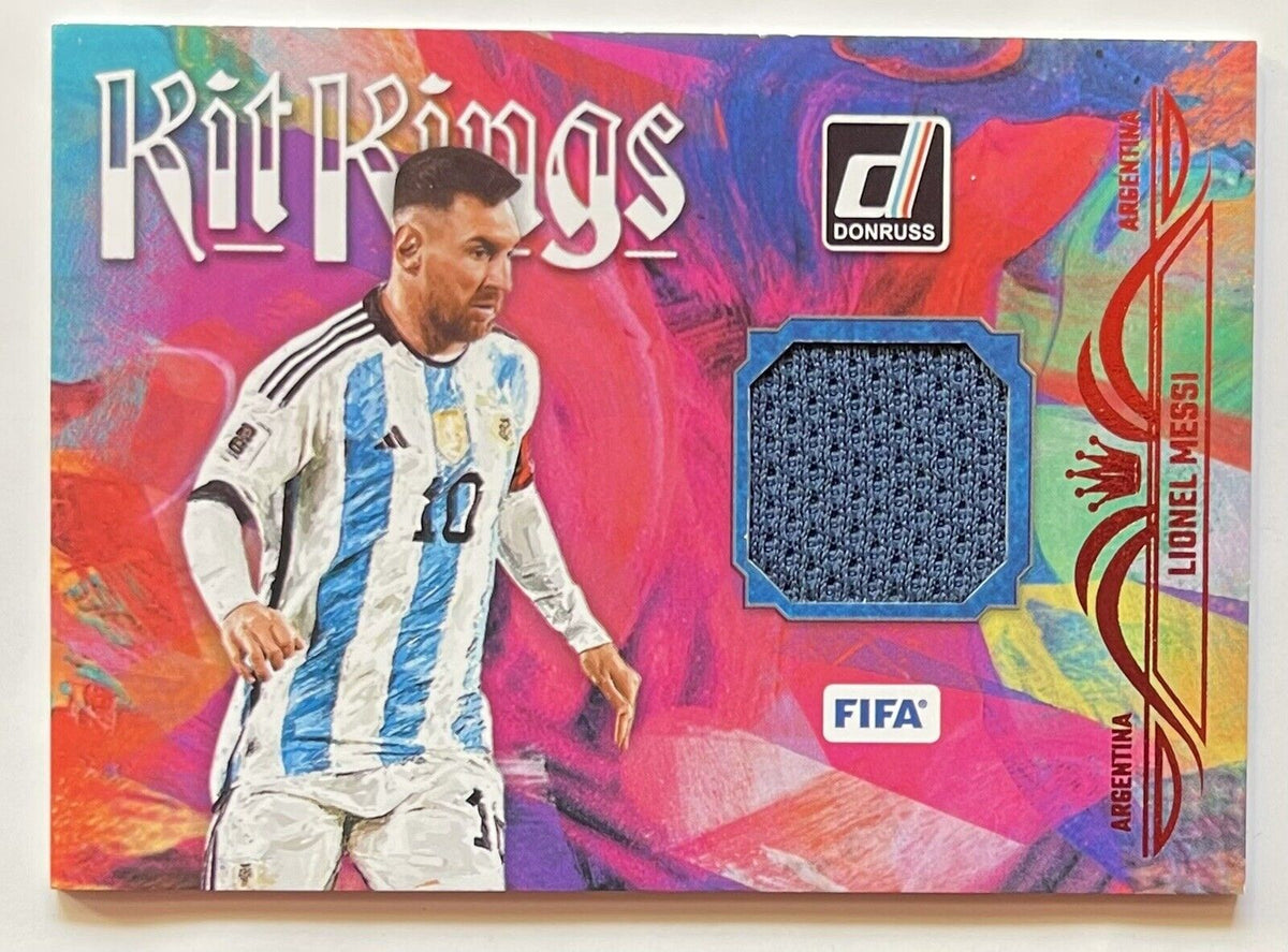 Lionel Messi - Game-Used Worn Swatch Relic Jersey Memorabilia Card