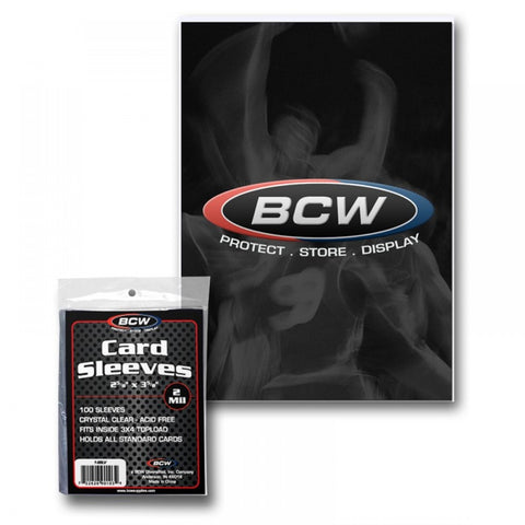 BCW -  Standard Soft Penny Card Sleeves 2-5/8" X 3-5/8" 100ct