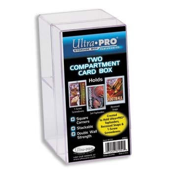 Ultra Pro - Two Compartment Card Box