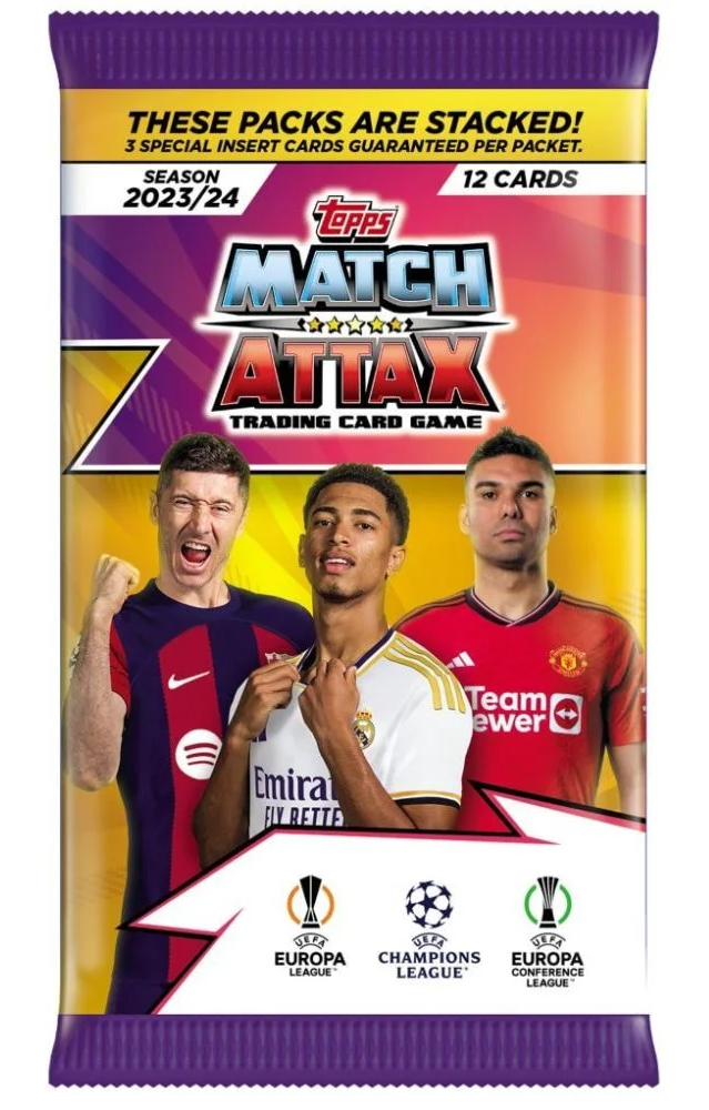 match attax booster box 2023-24 Topps Match Attax Champions League Edition Trading Card Booste – A  & C Games