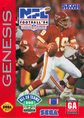 NFL Football '94 Starring Joe Montana - Genesis (Pre-owned)