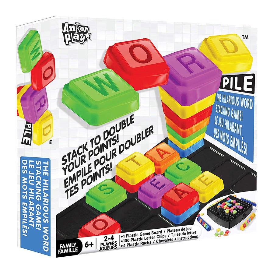 Word Pile The Hilarious Word Stacking Game (Box Damaged) A & C Games