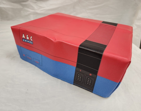 A & C Games Branded NES Nintendo Console Red Dust Cover - Vinyl