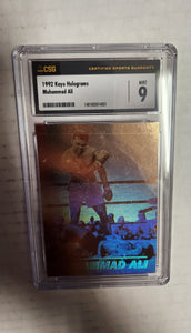 1991 Kayo Holograms Muhammad Ali - CGC Graded 8 to 9 (Stock Photo, Will Not Get Card In Picture))