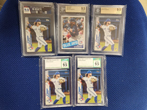 Bo Bichette - GRADED MLB Baseball Toronto Blue Jays 2003 Rookie Card REPACK - 1x Sports RC Card Single (Graded 9.5 to 10 Gem Mint, Various Grading Companies, Randomly Selected, Stock Photo - May Not Get Cards In Picture)