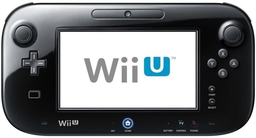 Nintendo Wii U Black Gamepad Controller (WUP-010) Replacement