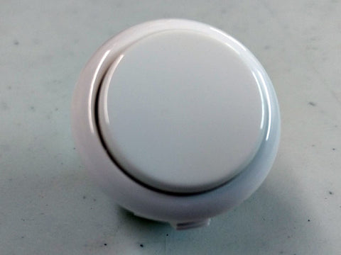 Sanwa Button Solid Colour OBSF-30mm Snap-In Pushbutton (White)