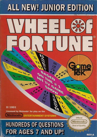 Wheel of Fortune Junior Edition - NES (Pre-owned)