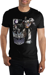 Transformers - MEGATRON COMPOSITION Men’s BLACK TEE T-Shirt