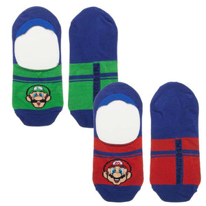 Super Mario Bros. Mario & Luigi Liner Socks - Sock Size 10-13