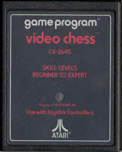 Video Chess (Text Label) - Atari 2600 (Pre-owned)