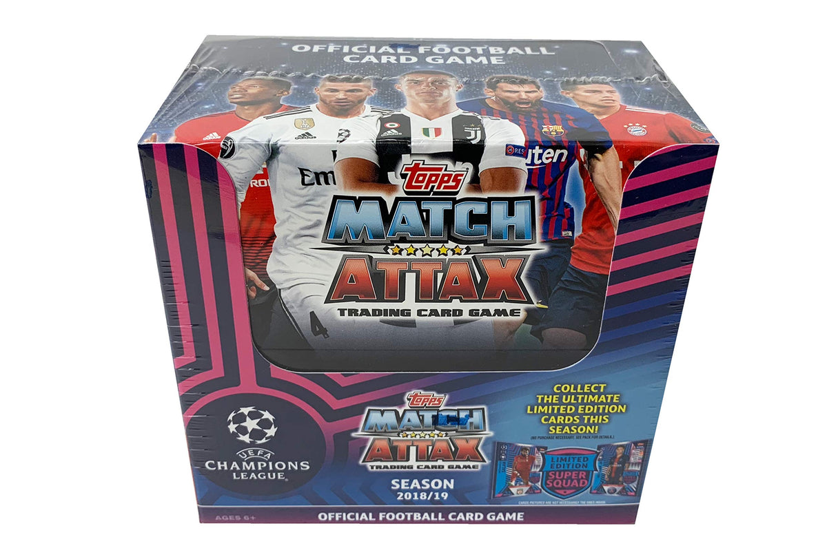 2018-19 Topps Match Attax Soccer UEFA Champions League Booster Hobby B – A & C Games