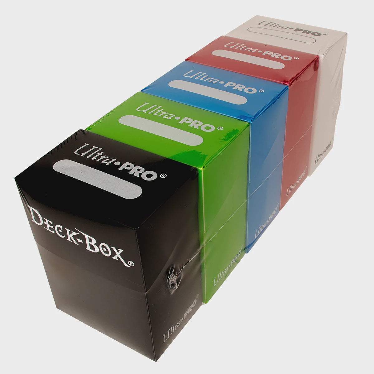 Ultra PRO 5 Color Deck Box Bundle (Red, Blue, Green, Black, White) – A & C  Games