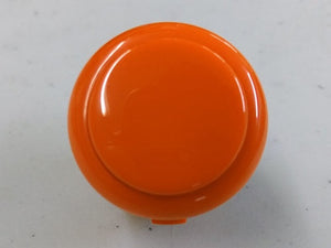 Sanwa Button Solid Colour OBSF-30mm Snap-In Pushbutton (Orange)