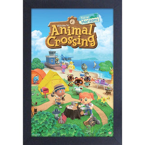Animal Crossing New Horizons Cover Art 11″ x 17″ Framed Print [Pyramid America]