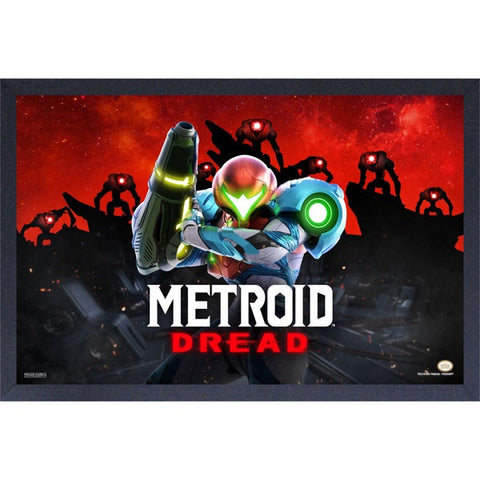 Metroid Dread Game Cover Art Landscape 11″x17″ Framed Print [Pyramid America]
