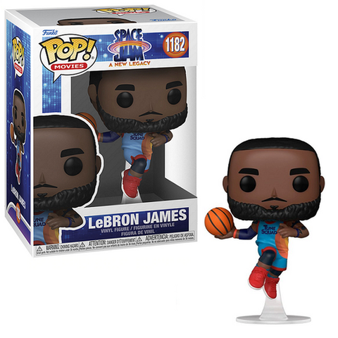 Funko POP! Movies: Space Jam A New Legacy - Lebron James Leaping #1182 Vinyl Figure