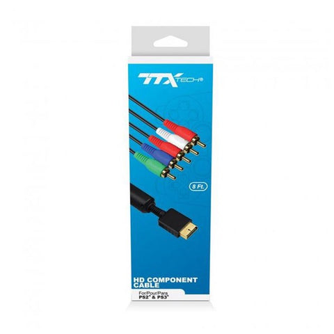 PS2/PS3 8″ HD Component Gold Cable [TTX Tech]