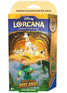 Disney Lorcana: Into The Inklands - Starter Deck (Amber & Emerald - Pongo & Peter Pan)