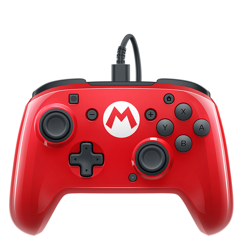 Faceoff Deluxe Wired Controller Mario & Luigi A & C Games