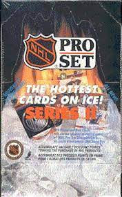 1990-91 Pro Set Series 2 NHL Hockey Wax Hobby Box (36 Packs)