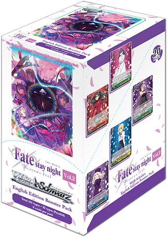 Weiss Schwarz: Fate Stay Night - Heaven's Feel Vol. 2 - English Edition Booster Box
