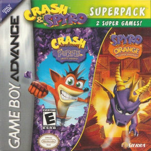 Crash and Spyro Superpack: Purple & Orange - GBA (Pre-owned)