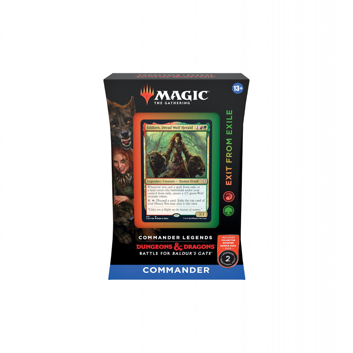 mtg exit from exile commander deck MTG Commander Legends: Battle for Baldur's Gate Commander Deck