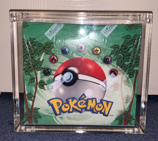 Pokemon Acrylic Display Protective Case Booster Box Magnetic Style (WOTC Vintage Size)