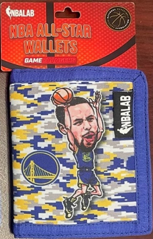 NBA All-Star Wallets Game Changers - Golden State Warriors Blue Jersey - Steph Curry [NBALAB]