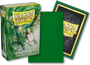 Dragon Shield - Japanese Small Size Matte Sleeves 60ct - Emerald