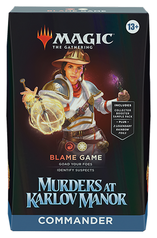 MTG Murders at Karlov Manor - Commander Deck - Blame Game