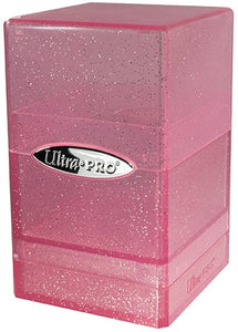 Ultra Pro Satin Tower Glitter Deck Box 100+ - Pink