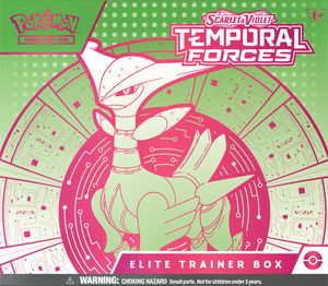 Pokemon Scarlet & Violet: Temporal Forces Elite Trainer Box - Iron Leaves (Green)