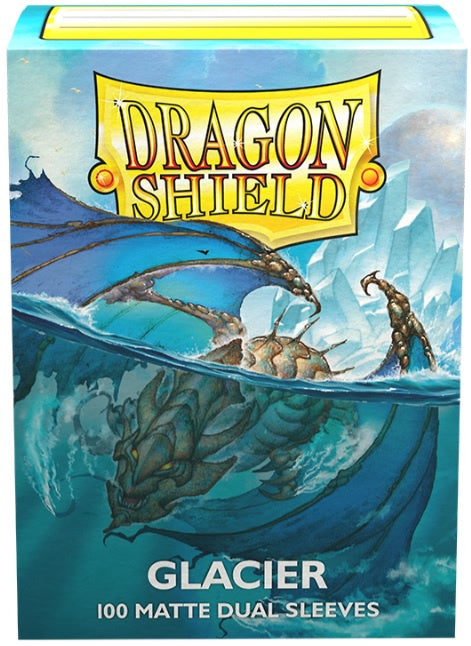 Dragon Shield Standard Matte Dual Sleeves Glacier 100 Sleeves Box