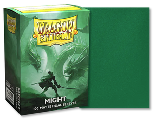 Dragon Shield - Standard Size Matte Dual Sleeves 100ct - Might