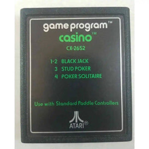 Casino (Text Label) - Atari 2600 (Pre-owned)