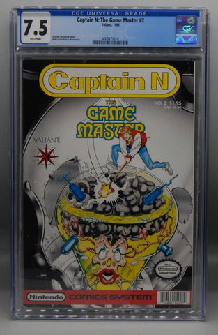 Captain N: The Game Master #2 (1990) - Valiant Comics -  CGC Graded 7.5
