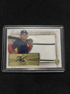 2014 Topps Supreme Scope Relic /40 George Springer #SSC-GS Rookie Auto RC