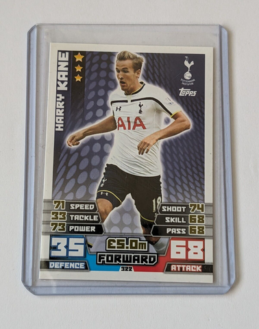 2014-15 Topps Match Attax Harry Kane Tottenham Spurs #322 RC (Rookie Card)
